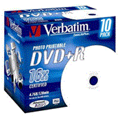 10 DVD+R /4.7Go Imprimable