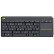 Logitech K400 Plus Clavier sans-fil Azerty pour PC de Salon, Media center et HTPC