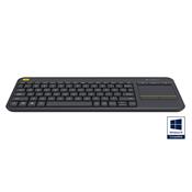 Logitech K400 Plus Clavier sans-fil Azerty pour PC de Salon, Media center et HTPC