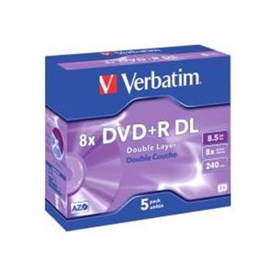 5 DVD+R DL 8.5Gb