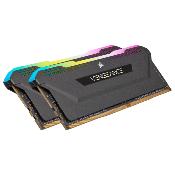 Corsair Vengeance RGB PRO SL Series 16 Go (2 x 8 Go) DDR4 3600 MHz CL16 - Noir